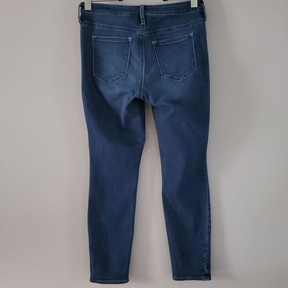 Athleta Sculptek Dark Wash Skinny Jeans Size 4 - Picture 4 of 4